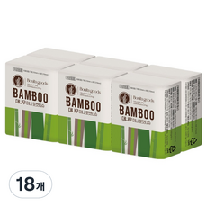 BonitaGoods 無漂白竹纖維迷你口袋衛生紙 3層, 18個, 10片