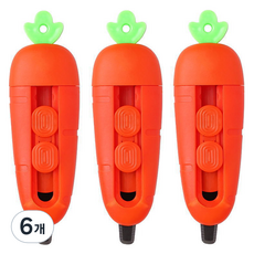 Ilsangsokbanzzak 安全胡蘿蔔快遞刀, 混合顏色, 6個