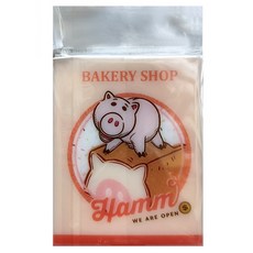 收納王妃 玩總烘焙摺疊鏡 中(11.4 x 9.2cm), 麵包火腿豬, 1個