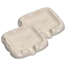 起司高級陶瓷肥皂架, 2個, 奶油起司