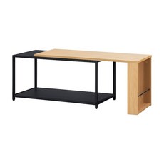 IRIS OHYAMA 愛麗思歐雅瑪 伸縮矮桌, 原木色