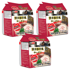 AceCOOK 博多豚骨風味袋麵, 濃郁湯底, 正宗風味, 宵夜或正餐的理想選擇, 12包