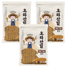 농부곡간 국내산 호라산밀, 1kg, 3개