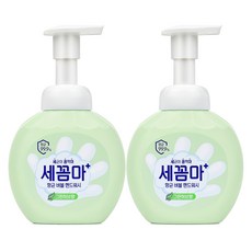 세균아꼼짝마 온더바디 버블 핸드워시 그린허브향, 250ml, 2개