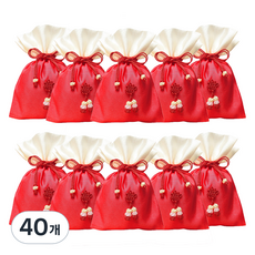 Pojangnet 傳統福袋 基本款 小, 06 紅色, 40個