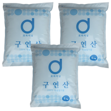 檸檬酸清潔粉, 5kg, 3包