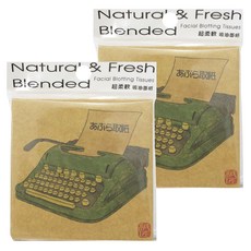 台灣 COSMOS 紙匠 復古小物吸油面紙 打字機, 100張, 2包