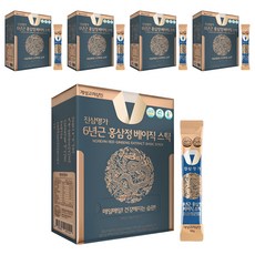 KOREAN RED GINSENG FARMER Gsmyeongga 6年根紅蔘基本款即飲包, 300g, 5個