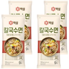 백설 칼국수면, 4개, 900g