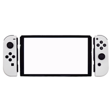 Nintendo 任天堂 SWITCH 台灣公司貨 OLED款式 遊戲主機 保固一年, 黑色主機+白色手把