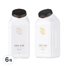 簡單的東西檸檬酸, 6個, 400g