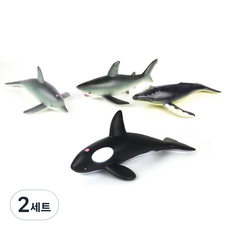 Wooto 柔軟迷你海洋動物公仔 4款, 2套