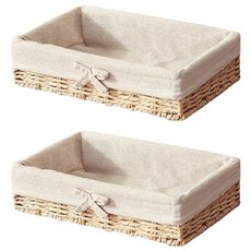 Block Mart 藤編淺籃, 淺棕色, 2個