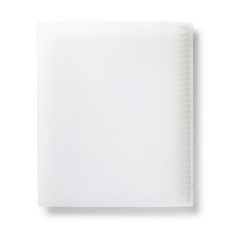 MUJI 無印良品 檔案夾 30孔, 白色, 1個