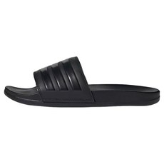 adidas 愛迪達 男女款 ADILETTE COMFORT 拖鞋 GZ5896, 26.5cm, 黑色 + 白色