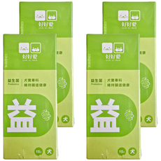 LOVE SO MUCH 好好愛 犬寶益生菌 Set 15入 犬寶專科 維持腸道健康, 15包, 2g, 4盒