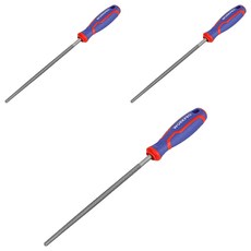 WORKPRO 圓形中齒銼刀 200mm WP251005, 3個