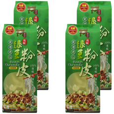 中農粉絲 寶鼎頂級純綠豆粉皮, 200g, 4個