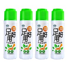 銀貝貝 足好用鞋腳除臭粉 天然茶樹精油 台灣製造, 100g, 4瓶