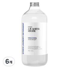 STOCK 실내건조 세탁세제, 1L, 6개