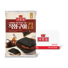 Wanggagim 直火燒烤全張海苔, 25g, 30包