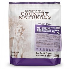 GRANDMA MAE'S L.I.D. 低敏無穀 低脂 高齡犬/體重控制寵糧, 豬肉, 1.8kg, 1袋