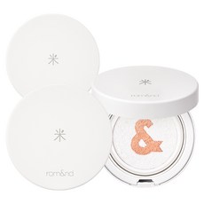 롬앤 백미 톤업 선 쿠션 SPF50+ PA++++, 피치 + 화이트, 2개