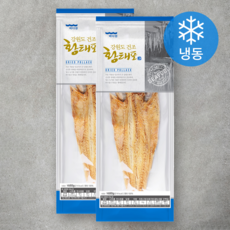 바다원 황태포 (냉동), 60g, 2개