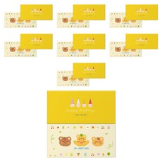 인디케이 큐티 베어 용돈봉투 2종 x 8p + 스티커 16p 세트