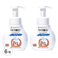 IVLY nature 孩童用洗手乳, 280ml, 6瓶, 單一香味