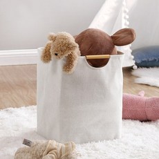 Moafic 基本款可折疊洗衣籃, 米色