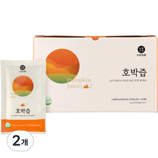 바로생활 호박즙, 1.8L, 2개