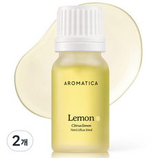 아로마티카 레몬 에센셜 오일, 10ml, 2개