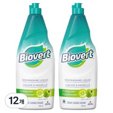 Biovert 蔬果用廚房洗潔精 青蘋果, 12個, 700ml