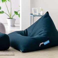 폴리몰리 빈백 + 풋스툴 세트 701A 방수속커버, 딥그린