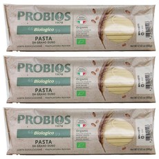 Probios 有機硬質小麥粗麵粉意大利面, 500g, 3個