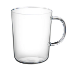 TG 耐熱玻璃馬克杯 360ml, 透明色, 1個