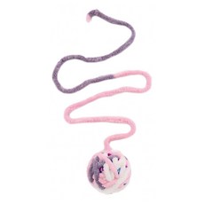 DoggyMan 多格漫 炫彩逗貓球 木天蓼 電光紙, 1個, 粉色