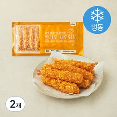 지엔씨푸드 빵가루 새우튀김 새우함량 30% 10미 (냉동), 300g, 2개