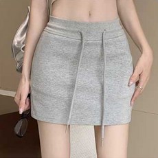 PEONIST 運動鬆緊帶內襯安全褲迷你裙