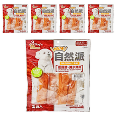8 Dog's 自然派 香烤肉片 犬用 小, 雞胸, 140g, 5袋