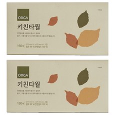 ORGA 廚房紙巾, 150張, 2盒