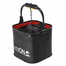 EVA 折疊方形釣魚桶 IT-FB, 黑色