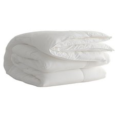 HOLA 和樂家居 極輕暖科技羽絨長效防螨冬被, 白色