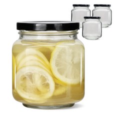 미르코리아 B 사각 유리병 1000 랜덤발송, 4개, 800ml