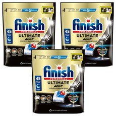 finish 洗碗機專用量子極淨洗碗凝珠 45顆, 3包