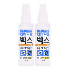디펜스벅스 모기 털진드기 기피제, 50ml, 2개