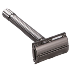 Abern 刮鬍刀 震動式 手動 復古 舊款 黑色, 1入, 1個