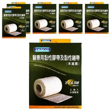 YASCO 昭惠 自黏彈性繃帶 3吋, 6個, 1個裝