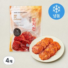 글로벌냉동식품 김치전 (냉동), 1kg, 4개
